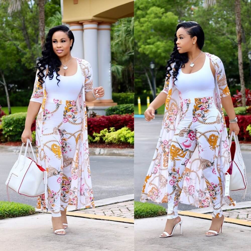 Ladies' Kimono Set with Trousers – Yasmin