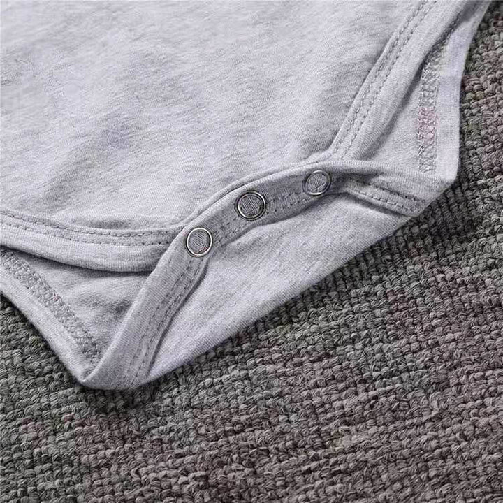 Long-sleeved baby bodysuit with tattoo print on the sleeves – Rockbaby