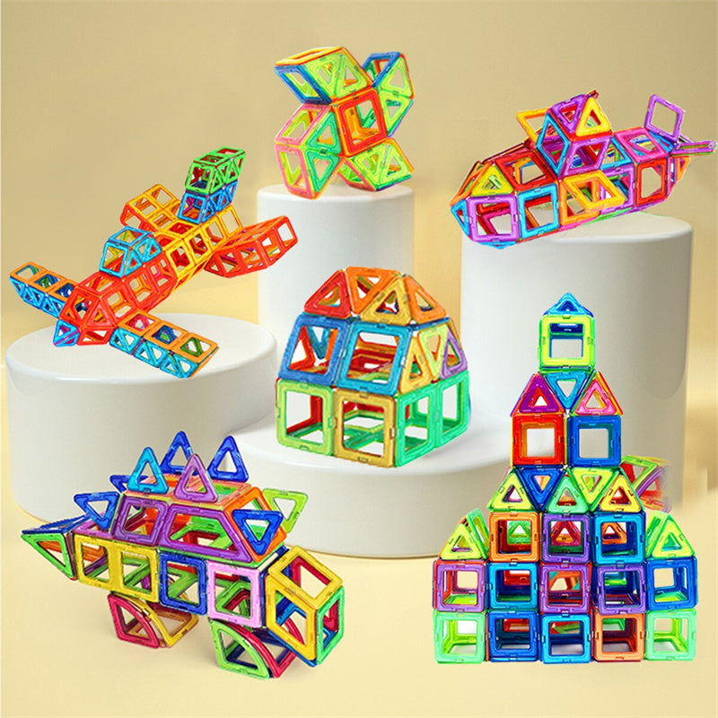 Magnetic building blocks for children – educational toy with 118/148 pieces