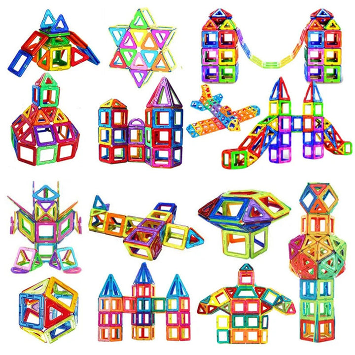 Magnetic building blocks for children – educational toy with 118/148 pieces
