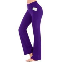 Ladies' yoga trousers with high waist – Selina