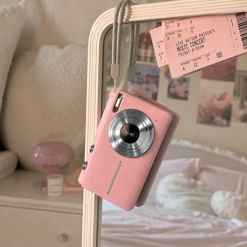 Compact Vintage-Style Camera for Everyday Moments – Camelio