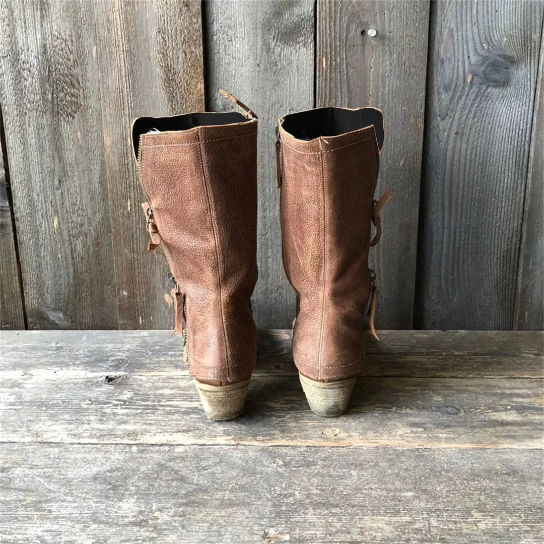 Ladies' Leather Autumn Boots – Sigrid