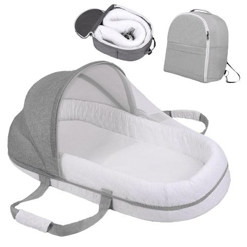 Foldable & Portable Baby Nest with Mosquito Net – Cosina Sleep Island