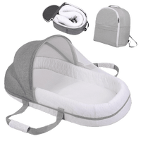 Foldable & Portable Baby Nest with Mosquito Net – Cosina Sleep Island