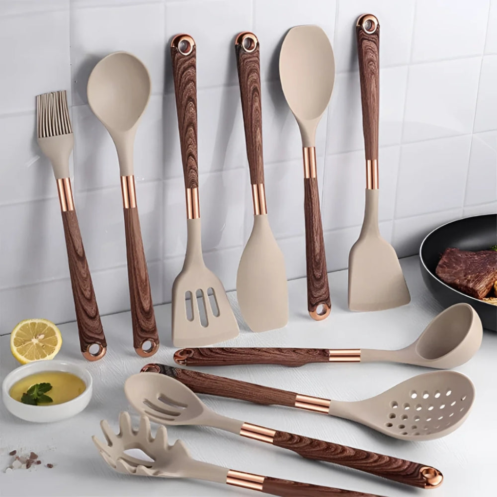 10-Piece Kitchen Utensil Set - PrepAura