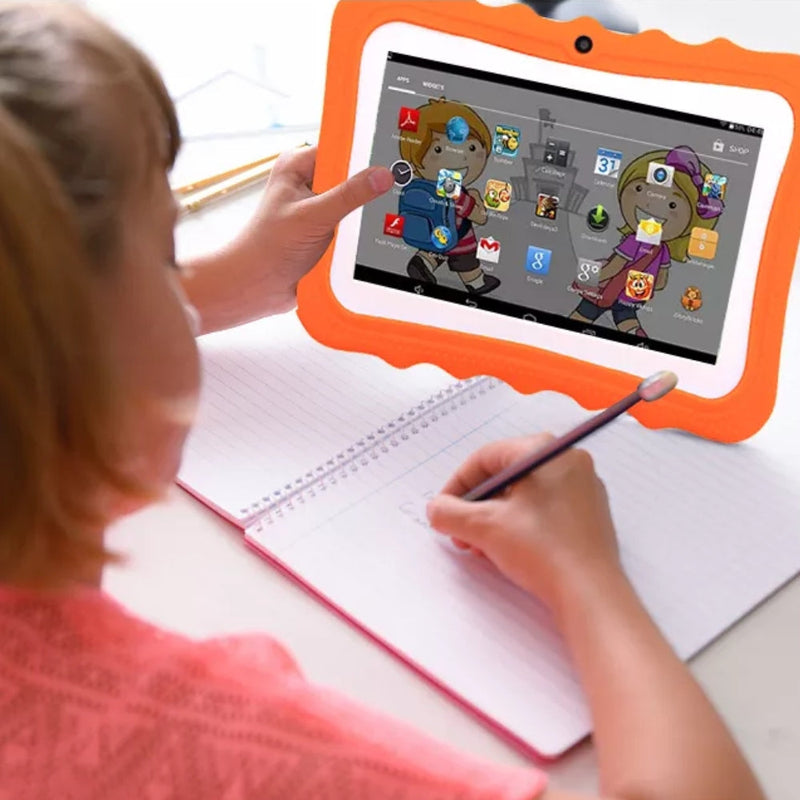 Kids' tablet with 7-inch display, impact protection and parental controls – LernTab Junior
