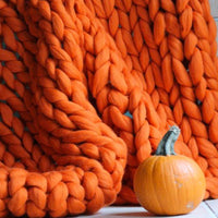 1000 gram XXL Chunky Knitting Yarn - LuxaWool-Orange-State of Style