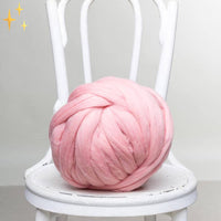 1000 gram XXL Chunky Knitting Yarn - LuxaWool-Soft Blue-State of Style