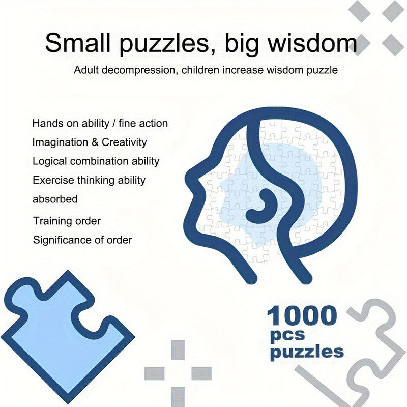 1000-Piece Round Zodiac Puzzle - ZodiacDreams-State of Style