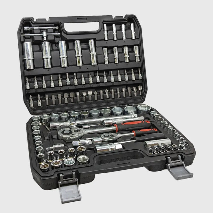 108-piece Chrome-Vanadium Socket Set – TorqueMaster-State of Style