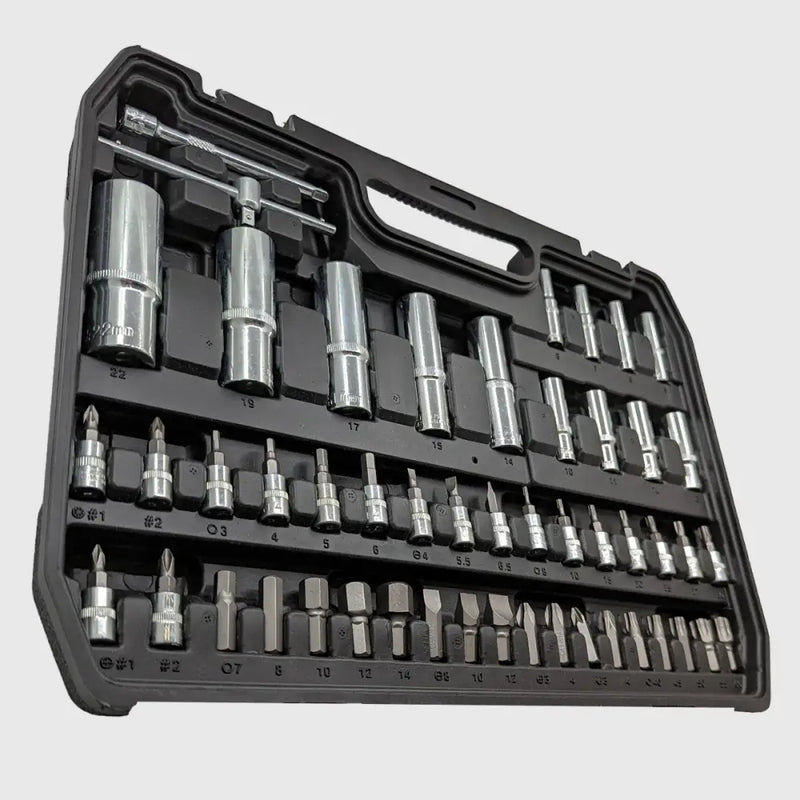 108-piece Chrome-Vanadium Socket Set – TorqueMaster-State of Style