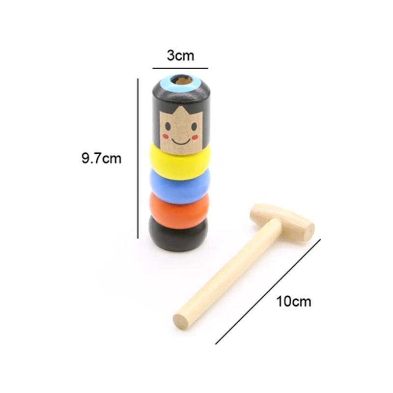 Flexible wooden acrobat – Promotes dexterity and creative thinking (Buy one, get one free)