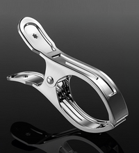 Extra large stainless steel towel clips with non-slip mat – Veltrix