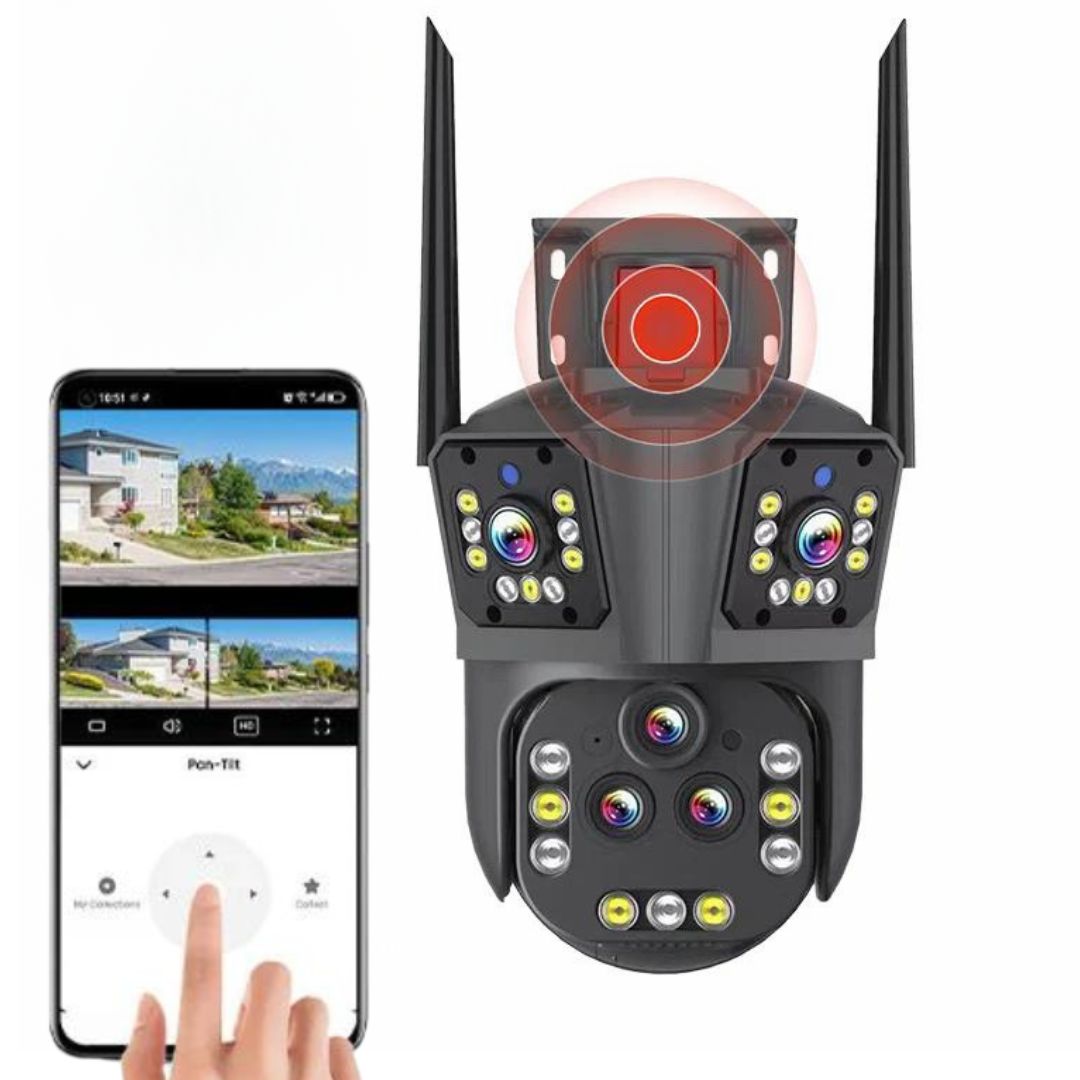 10K WiFi Security Camera with 20MP, 20x Zoom – DualGuard Ultra 10K-State of Style