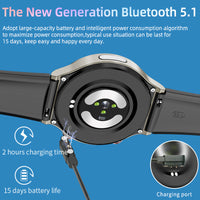 EKG smartwatch with blood oxygen and heart rate sensor – CardioTrack