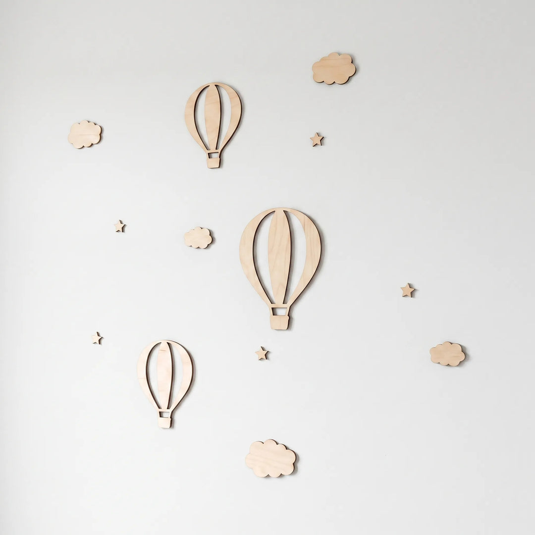 13-Piece Hot Air Balloon Wall Decor - Aerolis