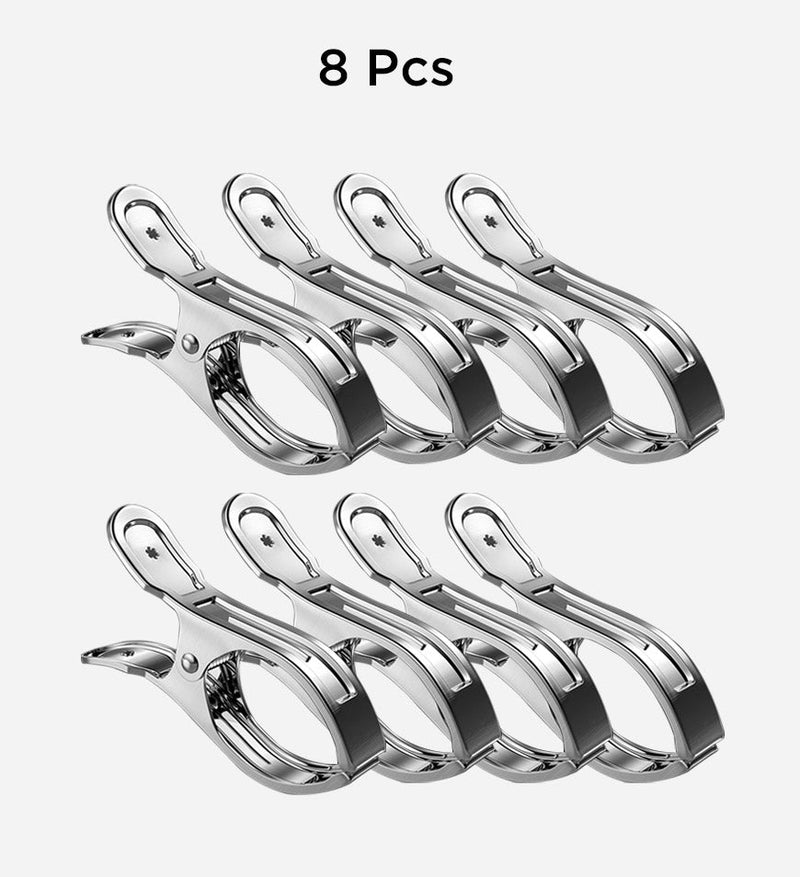 Extra large stainless steel towel clips with non-slip mat – Veltrix