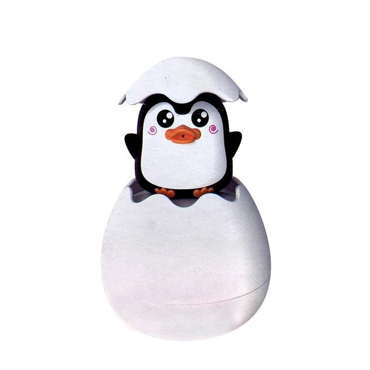 Hatching egg bath toy with animal figurine – Buy one, get one free – duck, dinosaur & penguin