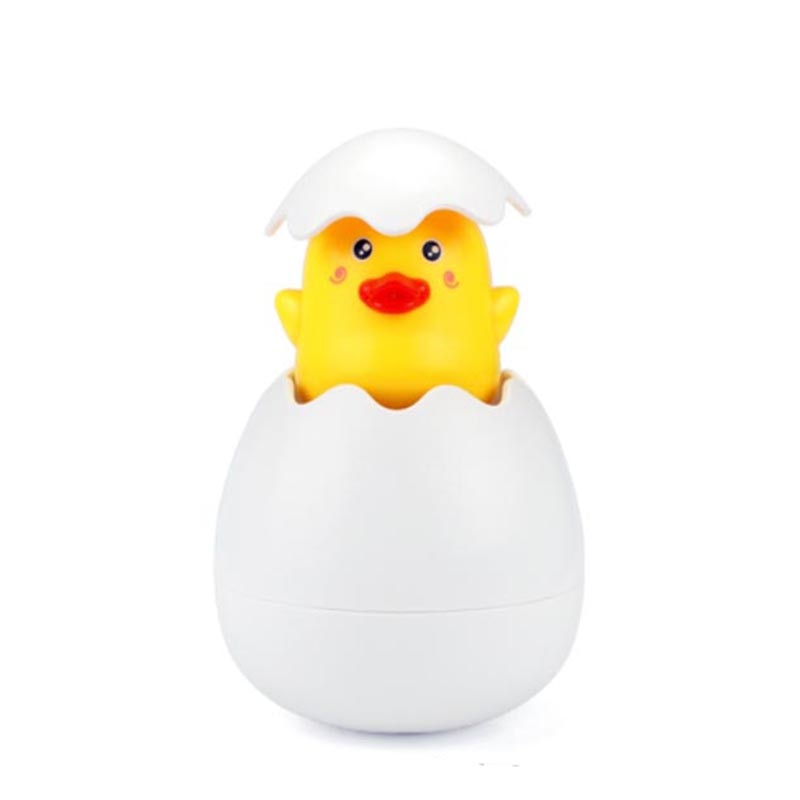 Hatching egg bath toy with animal figurine – Buy one, get one free – duck, dinosaur & penguin