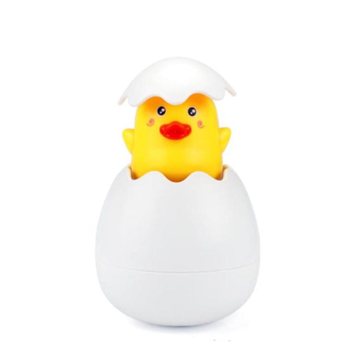 Hatching egg bath toy with animal figurine – Buy one, get one free – duck, dinosaur & penguin