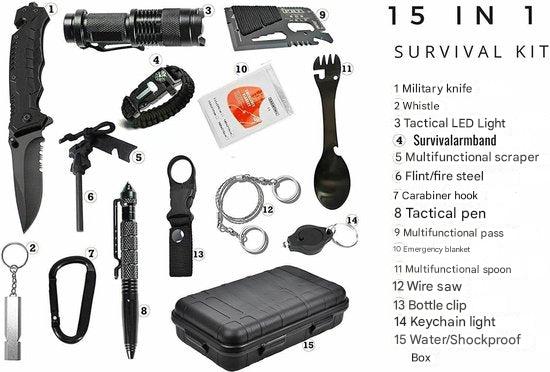 15-in-1 Emergency Kit - SurvivorX-State of Style