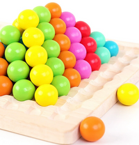 Montessori bead logic game – promotes colour recognition and cognitive skills
