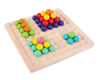 Montessori bead logic game – promotes colour recognition and cognitive skills