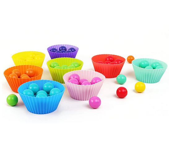 Montessori bead logic game – promotes colour recognition and cognitive skills