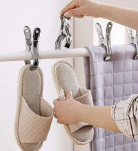 Extra large stainless steel towel clips with non-slip mat – Veltrix
