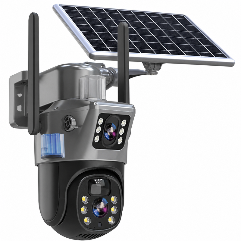 Wireless Outdoor Camera with Solar Panel & 360° View – VigilPro