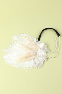 1920s Style Feather Flapper Headband - Charleston