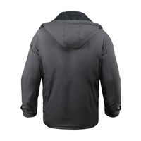 Men's winter jacket lined with plush & hood – Stellan