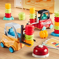 Stacking game with forklift truck – educational game to promote dexterity and concentration