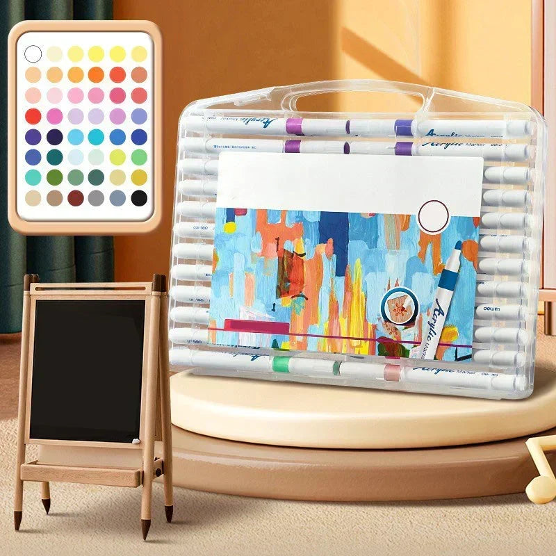 Acrylic paint pens for children and craft projects – available in 12 to 48 colours