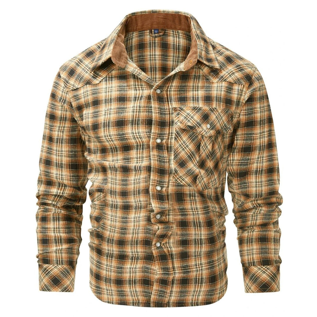 Checked men's shirt for autumn & winter – Tobias