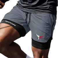 2-In-1 Layered Gym Shorts - Rudi