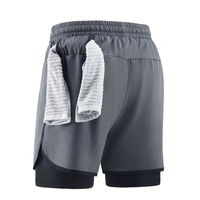 2-In-1 Layered Gym Shorts - Rudi
