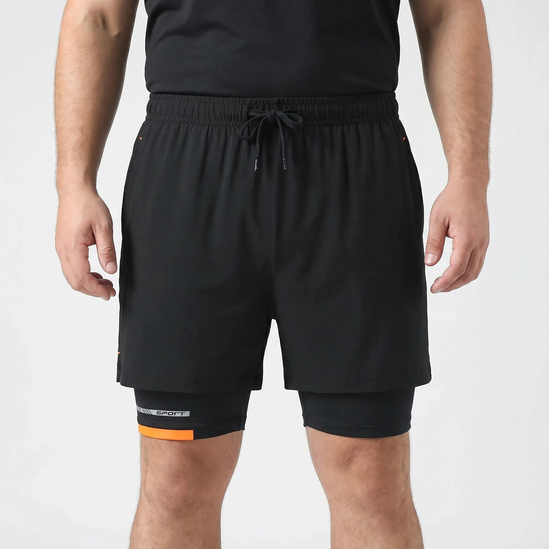 2-In-1 layered Athletic Shorts - Ralph
