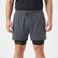 2-In-1 layered Athletic Shorts - Ralph