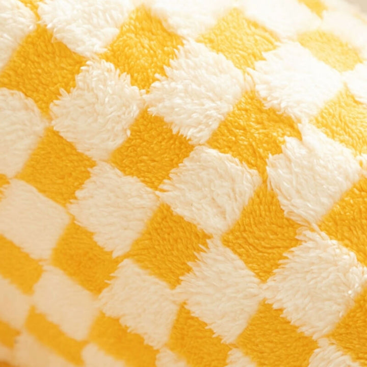 2-in-1 Cat Tunnel Bed - FurryFun-Yellow-S-State of Style
