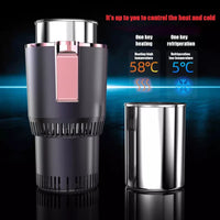 2-in-1 Mug with Heating and Cooling - ThermaChill Smart Cup-Black-State of Style