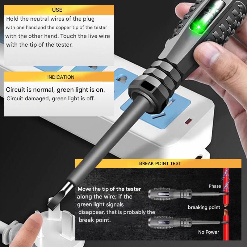 2-in-1 Screwdriver and Voltage Detector – SparkPro-Crosshead-State of Style