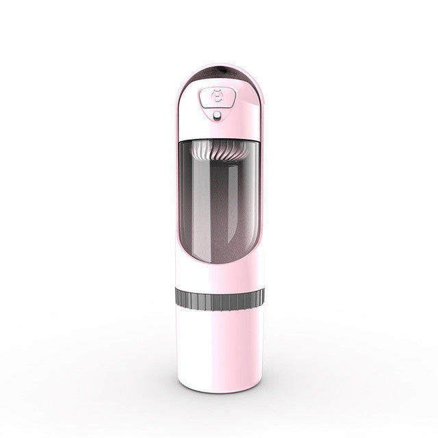2-in-1 Travel Food and Water Bottle - PawBuddy-Pink-State of Style