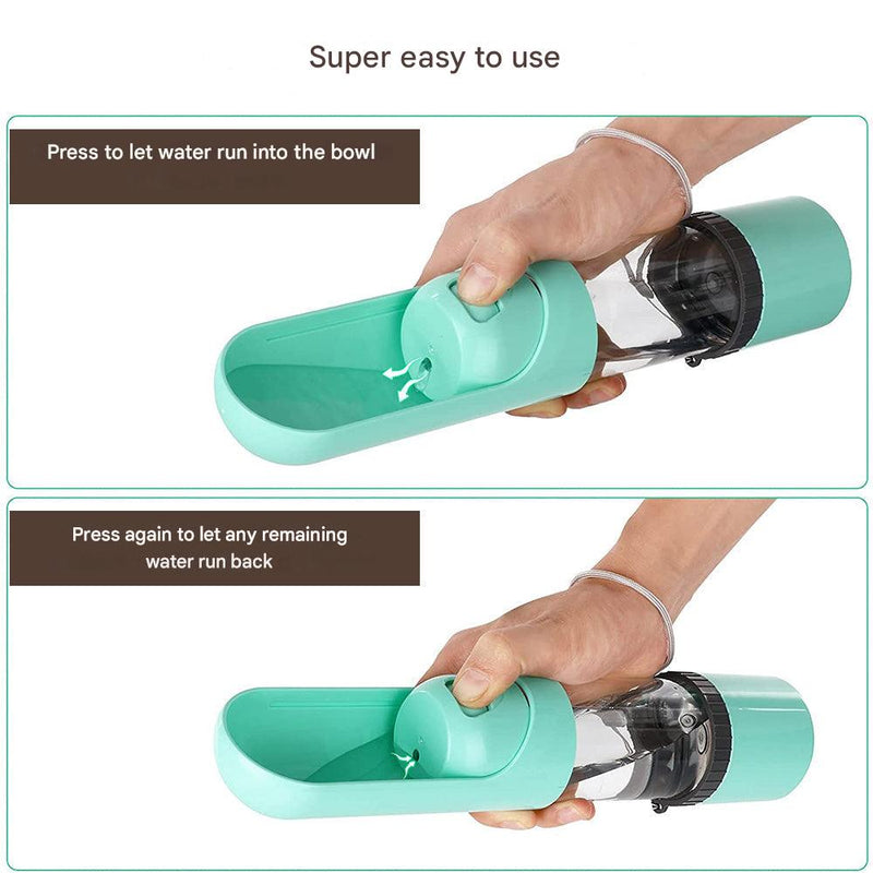 2-in-1 Travel Food and Water Bottle - PawBuddy-Yellow-State of Style