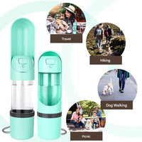 2-in-1 Travel Food and Water Bottle - PawBuddy-Yellow-State of Style