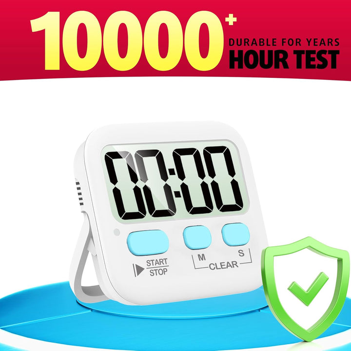 2-Pack Digital Kitchen Timers - KitchenTick-White-State of Style