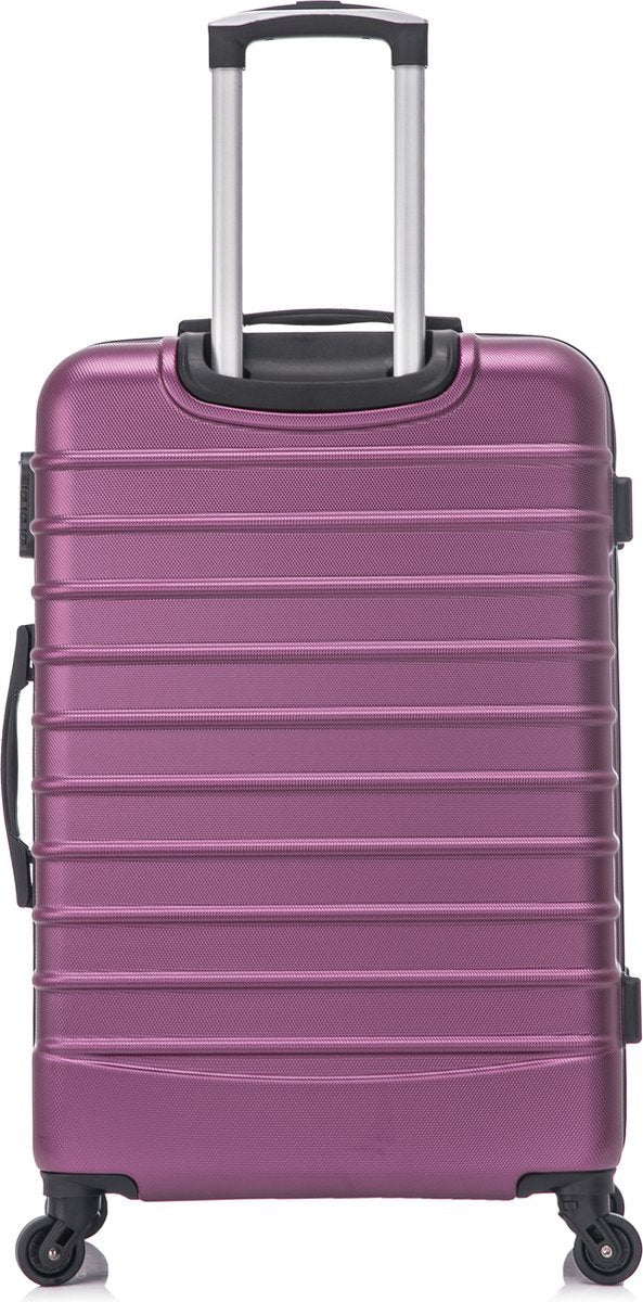 2-piece hard shell suitcase set – Bordeaux-State of Style