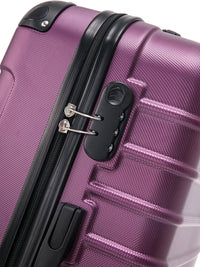 2-piece hard shell suitcase set – Bordeaux-State of Style