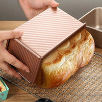 2-piece Rose Gold Non-Stick Bakeware Set with Lid - Brielle-State of Style